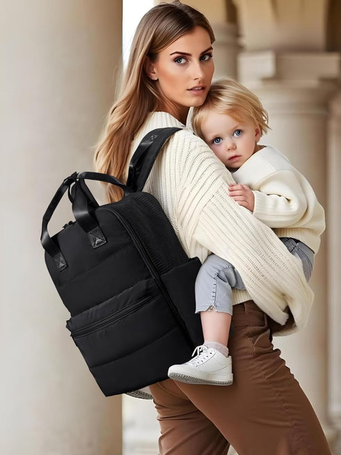 Backpack Straps15 Pockets,4 MOMINSIDE Diaper Bag - Baby Essentials Travel Tote - Baby Diaper Bag, Travel Essentials