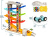 1-4 2 6 TOP BRIGHT Wooden Car Ramp Race Track Toy for Toddlers Years, Montessori Educational Learning Toy for Year Old
