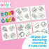 Ooly Shrink-Its! 24 PC DIY Shrinking Art Bracelet Kit, Includes 20 Pre-Cut Charms for Kids