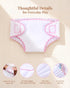 6 12-15 Inch BABESIDE Pcs Baby Doll Diapers for Dolls, Reusable & Washable Doll Underwear Fits Baby Dolls, Pretend Play
