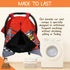Dear Baby Gear Car Seat Canopy, Premium Infant Car Seat Cover, Race Car Print/Black Smooth, 40" x 30"