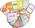 ZazzyKid Flash Cards for Toddlers - 54 Double Sides Flashcards for Alphabets, Numbers, Colors, Shapes