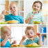 9 Pieces Toddler Utensils Set, Stainless Steel Fork and Spoon, Kid Safe Flatware for LunchBox