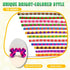 24PCS 11 inch (12 Wacky Tracks Fidget Toys, Sensory Snake Chains for Autism ADHD Stress Relief, Travel Train Plane
