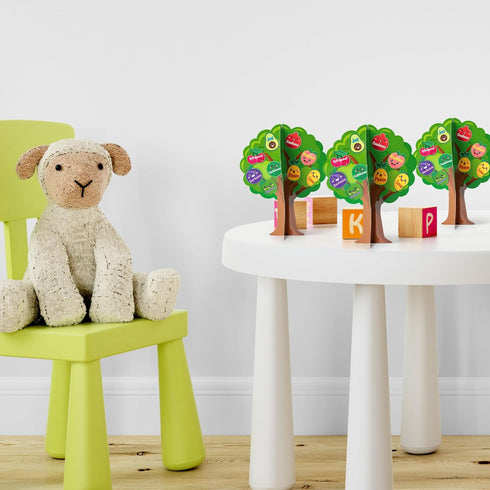 Aginc Berry 16 Set Fruit Bible Trees Cutouts, Make Your own Fruit Bible Accents Tree, DIY Christian Religious Learning