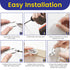 4our Kiddies 10 Pack Furniture Anchors for Baby Proofing, Anti Tip Wall Anchors for Child Safety