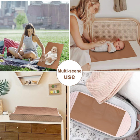 Owlowla Baby Diaper Changing Pad - Portable Travel Changing Mat Liner for Baby and Small Toddler