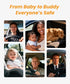 BV2 4.5" 1080P Babyvue USB Car Camera for Baby : Car Seat Camera with Crystal Clear Mirror View, Easy Installation