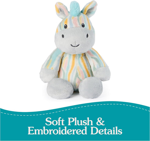 0 12 GUND Baby Safari Friends Zebra Pull-Down Musical Plush, Travel Friendly Sensory Toy with Stroller Loop for Ages