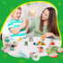 12 8-12, Kasfalci Air Dry Clay Kit for Kids, Animals Modeling Magic Clay, Arts & Crafts for Kids Ages Ultra Light