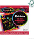 Melissa & Doug Scratch Art Rainbow Mini Notes, 125 with Wooden Stylus - FSC Certified