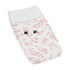 Sweet Jojo Designs Baby Changing Pad Cover (Pink and White Floral Leaf)