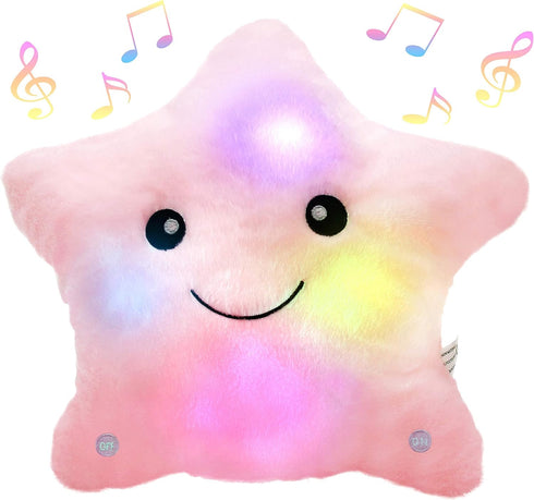 BSTAOFY 13'' Light up Musical Twinkle Star Plush Soft Creative Lullaby Glowing