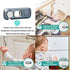 5 Pack QYESWHSR Child Proof Refrigerator Lock, Clear Adhesive Safety Locks for Kids, Baby Cabinet Locks