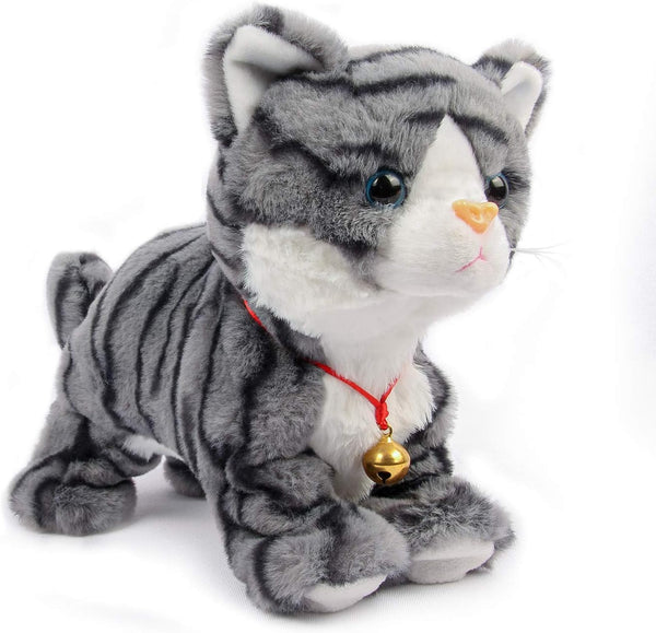Smalody Interactive Plush Toys, Novelty Sound Control Electronic Cat Electronic Pets Robot