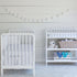 Chevron Blue/Grey Fitted Jersey Cotton Crib Sheet by Ziggy Baby