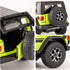 Compatible 1/32 Wrangler Alloy Diecast Pull Back Model Car, Collectible Gift with Light and Sound, Green