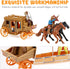 Playset, NUOBESTY Cowboys and Indians Plastic Figures Wild West Cowboys and Indians Models for Miniature Sandbox