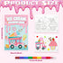 24 2-4-8-12 Cinrobiye Coloring Books for Kids With Stacking Crayons Bulk Mini Coloring Books Bulk for Ages Activity