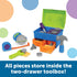Learning Resources New Sprouts All-in-One Toolbox, 18 Pieces, Toddler Activities for Ages 2+