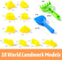 10 2.2 lb 3+ Construction Sensory Bin Toys Sand Molds for Kids & Sensory Sand - Sand Box for Toddlers Ages