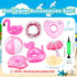 CHENGU 6 Pcs Pool Floaties for Girl Dolls Swim Accessories Set Swimming Pool Floaties Party Ring Girl Dolls Cup Coasters Dolls Pool Toys Doll Pool for 11.5" Dolls Girl Swimming Pool by CHENGU