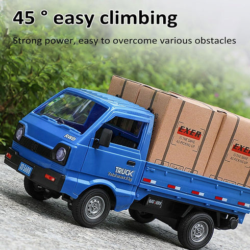 Truck,1:16 2.4GHz 3 Remote Control Car RC Kei Scale RC Transporter Pickup Truck, All Terrain RC Transport Cars
