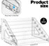 Hlimior 3 Pack 7-Tier 1/64 63 Toy Cars Display Shelf for Hot Wheels Display Case Storage Organizer for Scale Toy