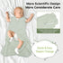 6-12 Months,100% 0.5 3 Pack 2-Way Baby Sleep Sack Cotton TOG Wearable Blanket for Boys and Girls, Zipper Lightweight