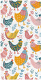 KICPOAY Chick Happy Easter Toddler Bed Crib Sheets Baby Crib Sheets Cover for