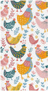 KICPOAY Chick Happy Easter Toddler Bed Crib Sheets Baby Crib Sheets Cover for