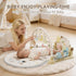 YOULEBITOYS 5 Tummy 0-12 Baby Play Gym Mat - Funny Play Piano Activity Playmat with Infant Learning Detachable Toys