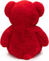 Huge Teddy Bear Stuffed Animal, Giant Plush with Red Ribbon Bow, Valentine's Day Gift for Girlfriend and Kids, 36 Inch