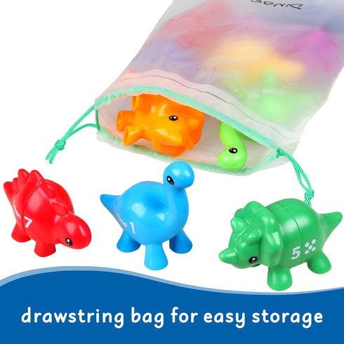 Toddler Dinosaur Montessori Toys for 1-4 Year Olds, Educational Travel Sensory Toys for Boys Girls Birthday Gift