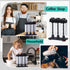 Havawish 2 Pack 3 (7.3 3.7 10.4) Water Bottle Cleaning Brush with Suction Base, Head Bristle Bar Glass Washer for Sink