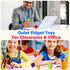 24 Pack Sensory Fidget Toys for Kids Adults: Textured Sensory Toys for Autism Kids - Quiet Fidgets for Classroom Prize