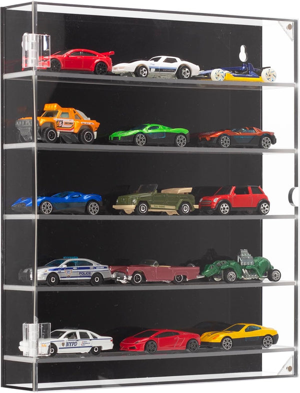 KISLANE 5-Tier Acrylic Toy Car Storage, Toy Cars & Matchbox Cars Display
