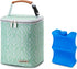 Breast Milk Cooler Bag with Ice Pack Fits 4 Baby Bottles Up
