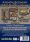 Loke BattleMats RPG Accessories Scenery - Town Trimmings with 100+ Reusable Static Clings, Medieval