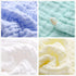 5 Pack 12x12 inches MUKIN Baby Washcloths - Natural Cotton Baby Wipes - Soft Newborn Face Towel and Washcloth