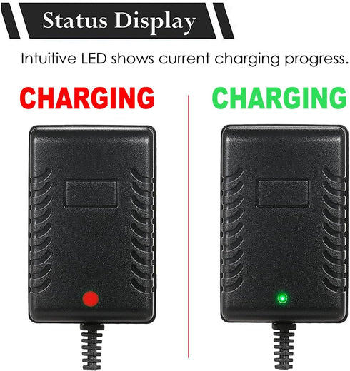 6V Charger for Kids Ride On Car Toys 6Volt Battery Charger Best Choice Products Wrangler SUV ATV Kid Trax Dynacraft Toy Car v 6Universal Charger Kids Electric Battery Power Supplies