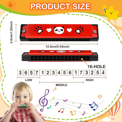 28 Pack Set, 3 4 5 8-12, Sumapner Kids Harmonica Toy Return Gifts for School Exchange, Party Favors for Boys Girls