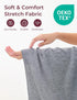 Momcozy 57-inch 55/57 Inch Pregnancy Pillow Cover u Shaped, Large Pregnancy Body Pillowcase Removable, Soft & Machine