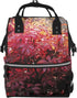 QSMJKLD Burning bush with red berries Diaper Bag with Changing Pad, Pacifier Holder