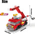 Vilbocr (142 7-in-1 Set, 6-12, City fire Truck Building Block Toy PCS) Fire Truck & Rescue STEM Learning Toys for Kids