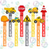 QZCPGP Construction Party Favors,24Pcs Construction Bubble Wands for Kids Birthday Party Supplies,Baby Shower