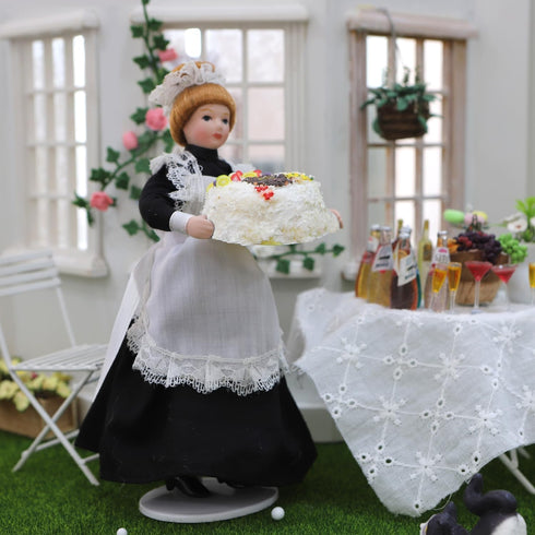 1 12 6 inch Set iland Victorian Dollhouse People for Scale Accessories Miniature Dolls for Dollhouse Little People