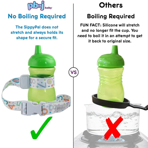 SippyPal Sippy Cup Holder Strap - Leash Tether, Sports 2-Pack