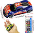 Pull Back Racing Cars Diecast Race Car Vehicles, Set of 5 (3 Inch Metal Friction Powered Toys)