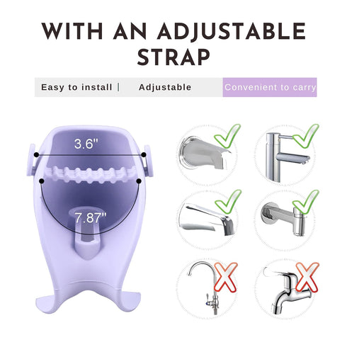 kilomon Bath Spout Cover for Bathtub - Bath Faucet Cover for Kids,Protects Baby from Bumping Head During Bathing Time